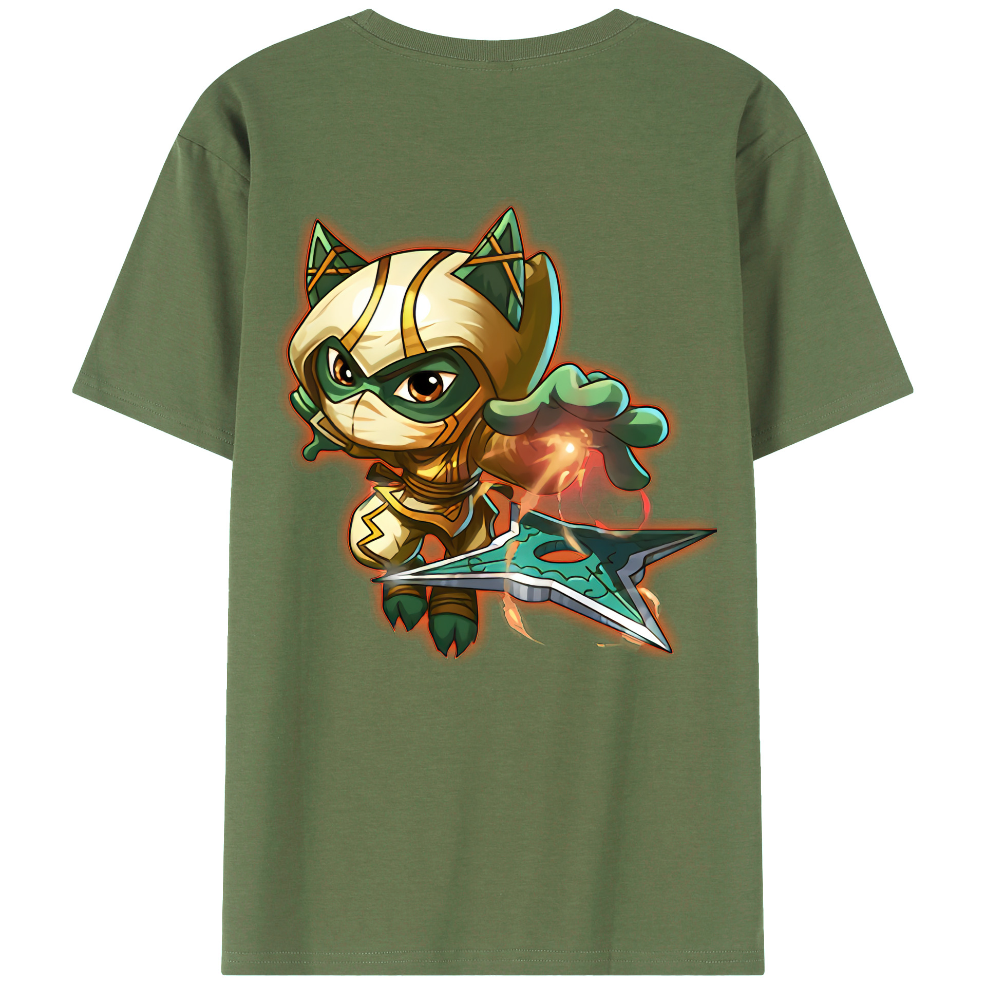 （画像用） リーグ・オブ・レジェンド League of Legends LOL 綿100％ メンズ半袖Tシャツ（バックプリント） 通気性